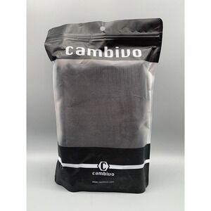 CAMBIVO 2 Pack Compression Support Sports Knee Sleeve Black Size XL